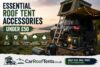 car roof tent accessories under £50