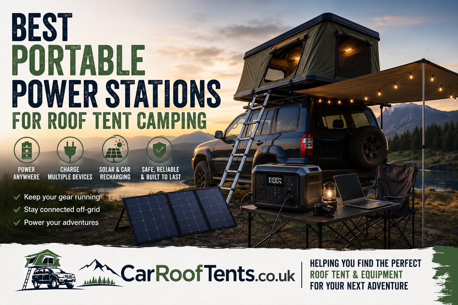 best portable power stations for roof tent camping